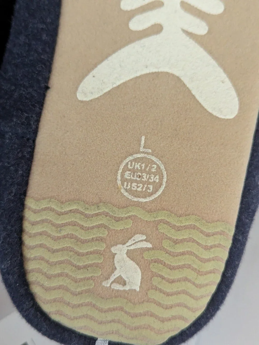Joules Navy Shark Slipper Boys 2-3